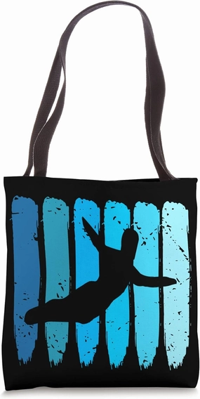 Retro Springboard Diving Platform Diver Springboard Diver Tote Bag
