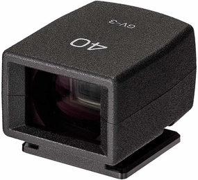 RICOH External Mini Finder GV-3 [Compatible Model: RICOH GR IIIx] [Optical viewfinder with a 40 mm Angle of View Attached to The hot Shoe] [Field of View Approx. 85%] [Manufacturer Warranty 1 Year