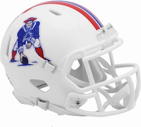 Riddell 9585563625 Replica Mini Speed Style 1982-1989 T-B New England Patriots Helmet