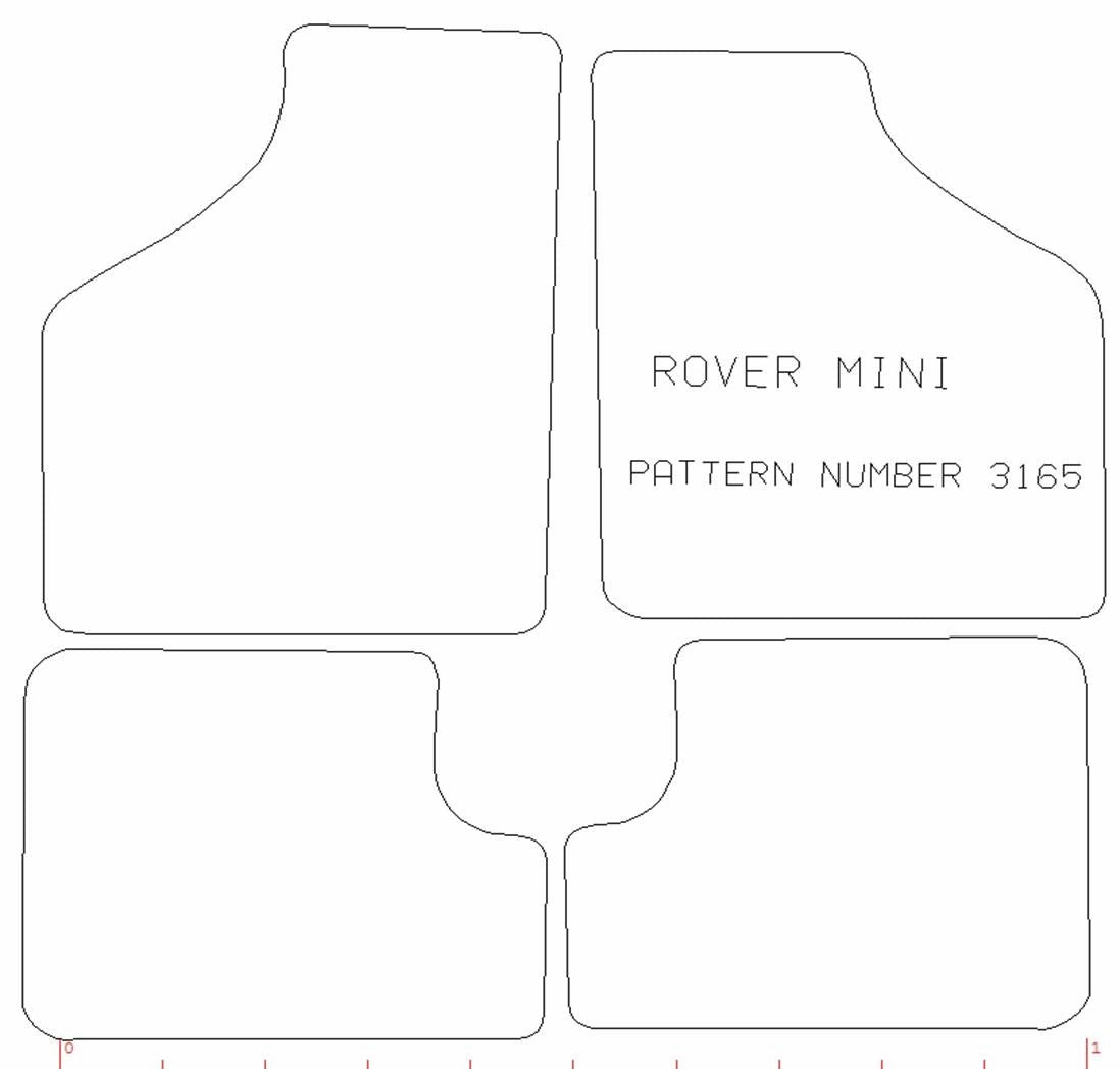 ROVER Mini  - Tailored Car Carpet Car Mats