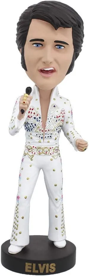 Royal Bobbles Elvis Presley Aloha from Hawaii Collectible Bobblehead Statue