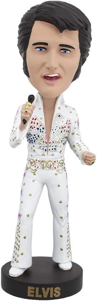 Royal Bobbles Elvis Presley Aloha from Hawaii Collectible Bobblehead Statue