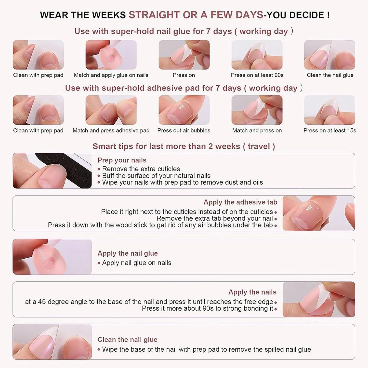 RTKHFZE Press On Nails Short - Almond Press on Nails, Red Soft Gel Fake Nail with Fine Glitters,Supremely Fit & Natural Press on False Nails,Reusable Glue On Nails in 16 Sizes,Red