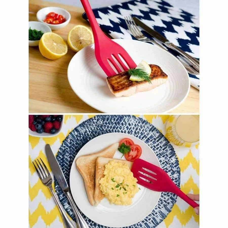 Rynx | Kitchen Silicone Cooking Tools Set Utensils Spoon Spatula Ladle Whisk Kitchen Non-Stick Gadgets Accessories Items