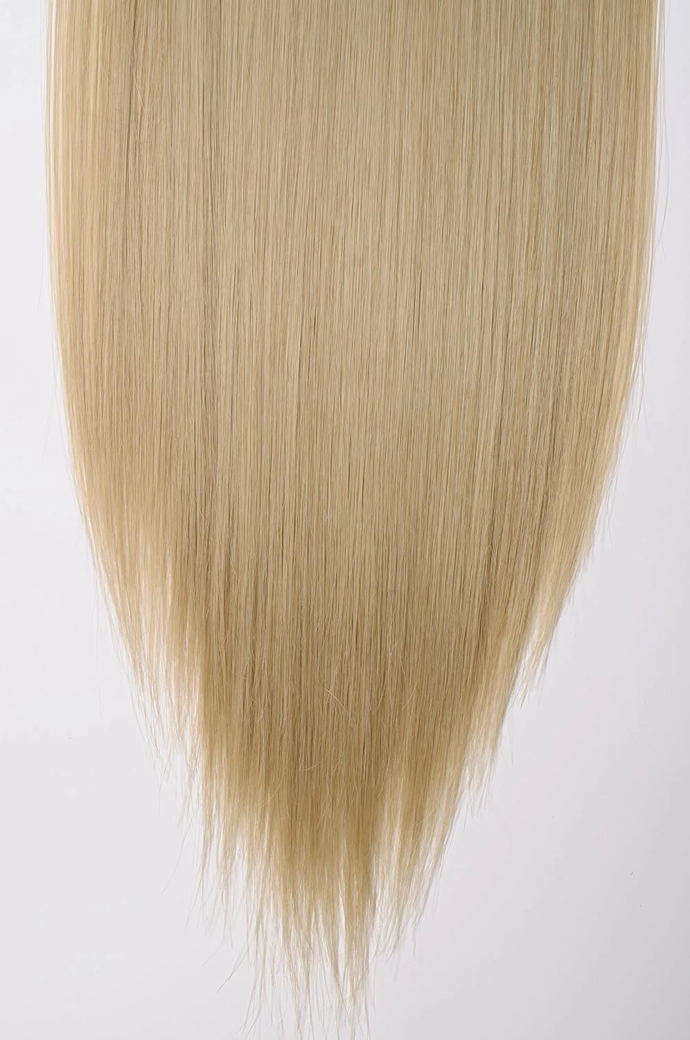 S-noilite 26" Honey Blonde Long Straight Full Head 8 Pcs 18 Clip in Hair Extensions Real Thick Synthetic Hairpieces Party Highlights Pure Ombre Color for Girl Women Girls