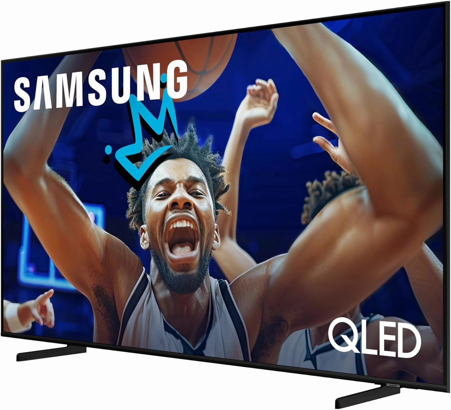 Samsung QN50Q60DAFXZA 50 Inch Q60D QLED 4K Smart TV with Quantum HDR with a Walts TV FIXED-MOUNT-43-90 TV Mount for 43-90 Inch Compatible TVs and Walts HDTV Screen Cleaner Kit (2024)