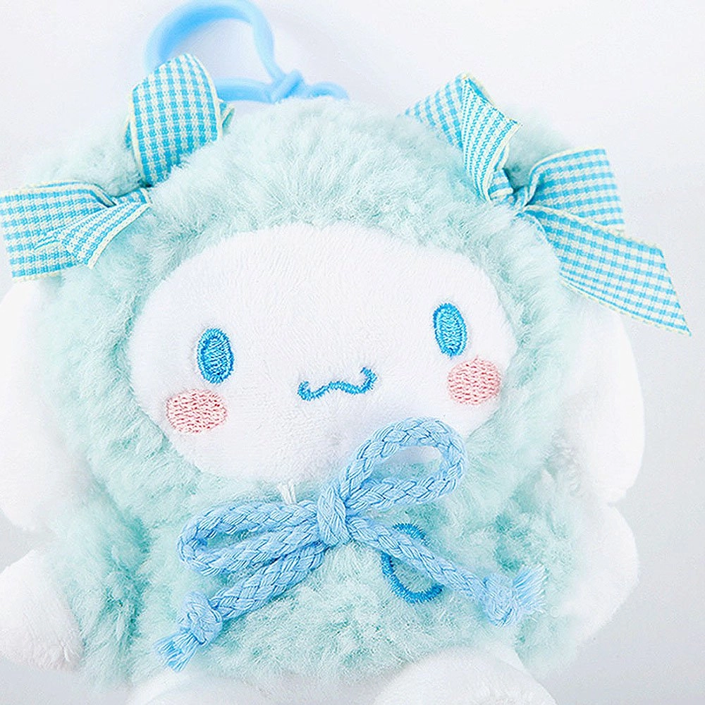 Sanrio Cinnamoroll Fluffy Hoodie Clip-On Plush