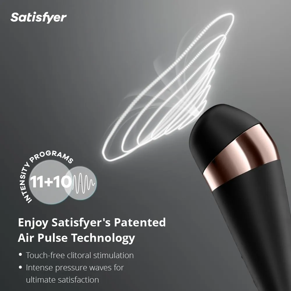 Satisfyer Pro 3  | Clitoral Stimulation | Air Pulse Vibrator | Pressure Wave Vibrator | Waterproof (IPX7) | Rechargeable Battery | Skin-Friendly Silicone
