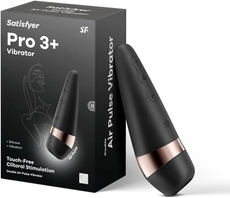 Satisfyer Pro 3  | Clitoral Stimulation | Air Pulse Vibrator | Pressure Wave Vibrator | Waterproof (IPX7) | Rechargeable Battery | Skin-Friendly Silicone