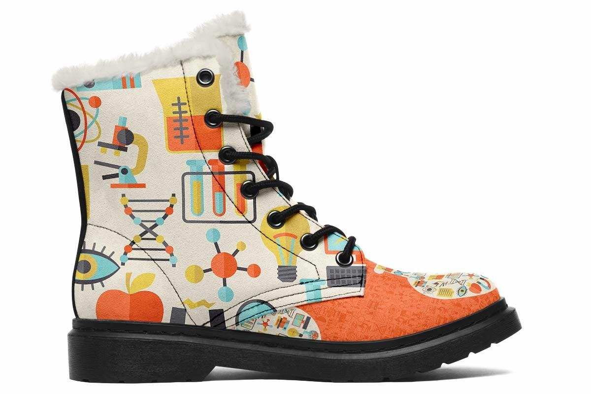 Science Flask Winter Boots