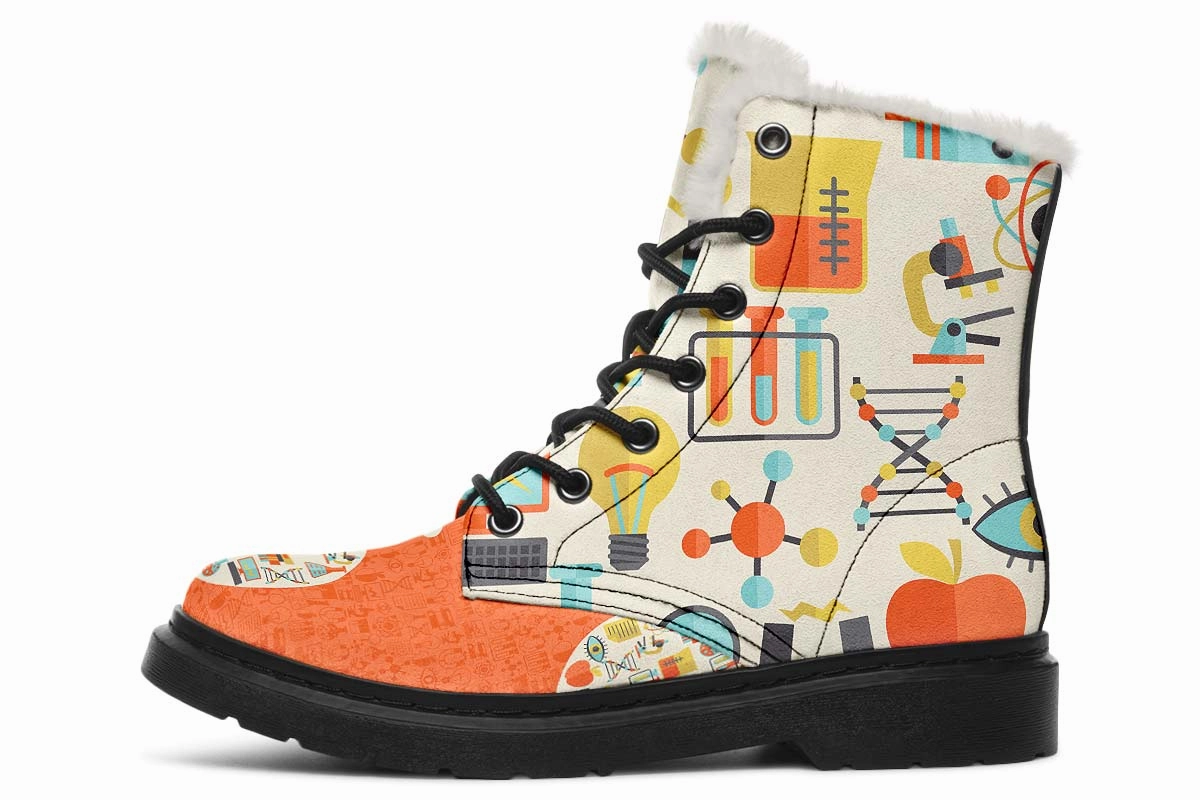 Science Flask Winter Boots