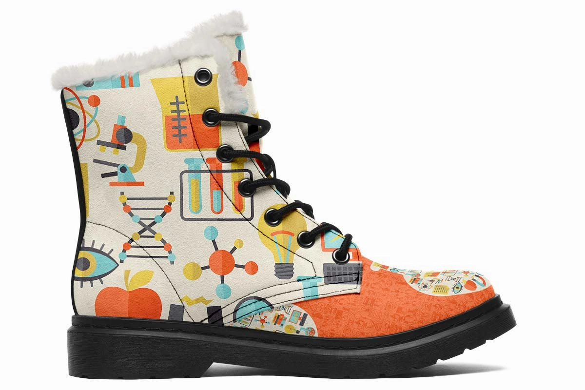Science Flask Winter Boots