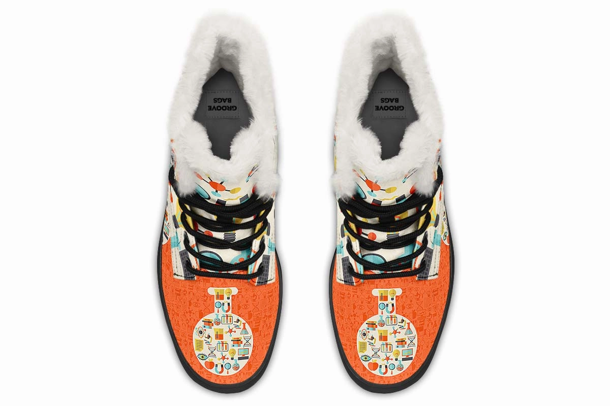 Science Flask Winter Boots