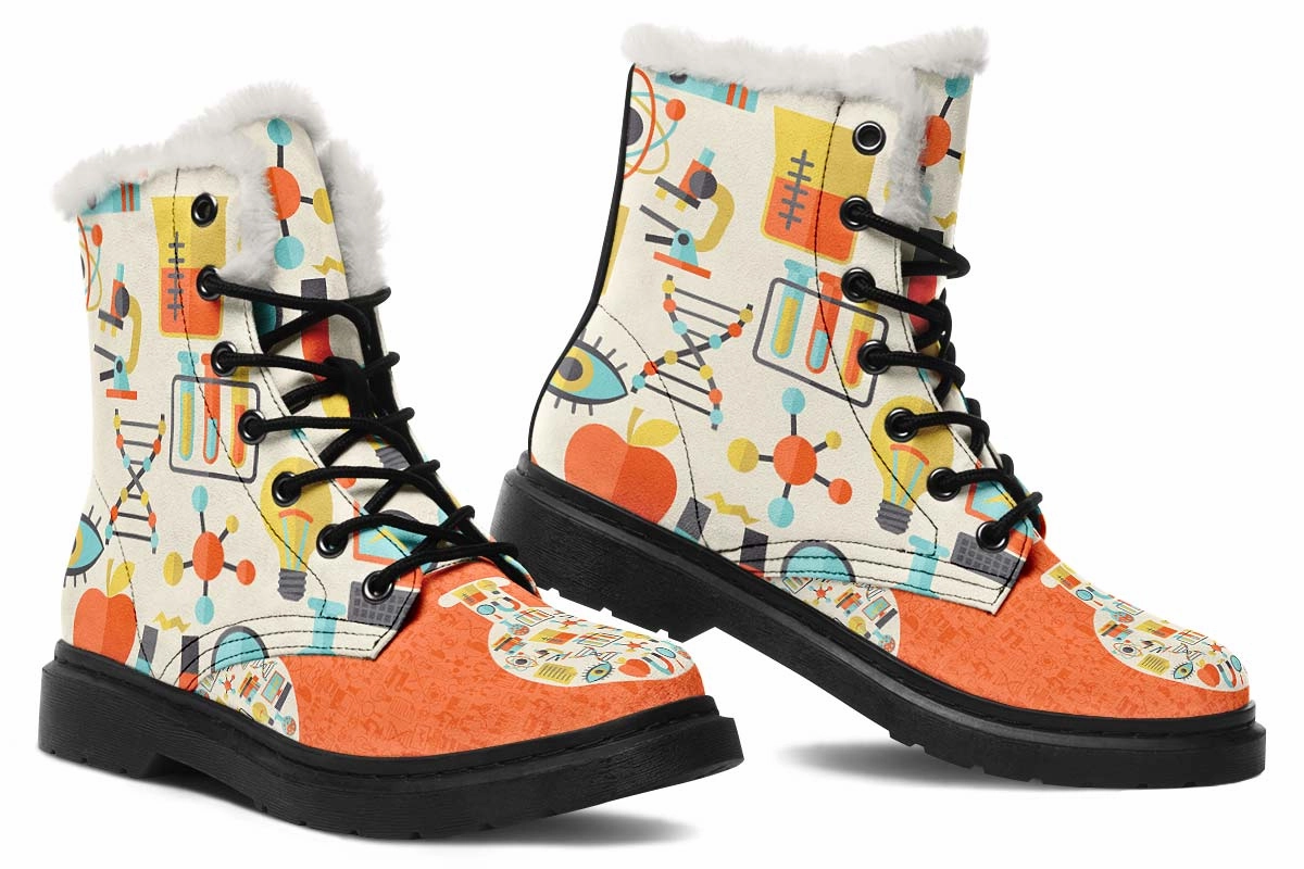 Science Flask Winter Boots