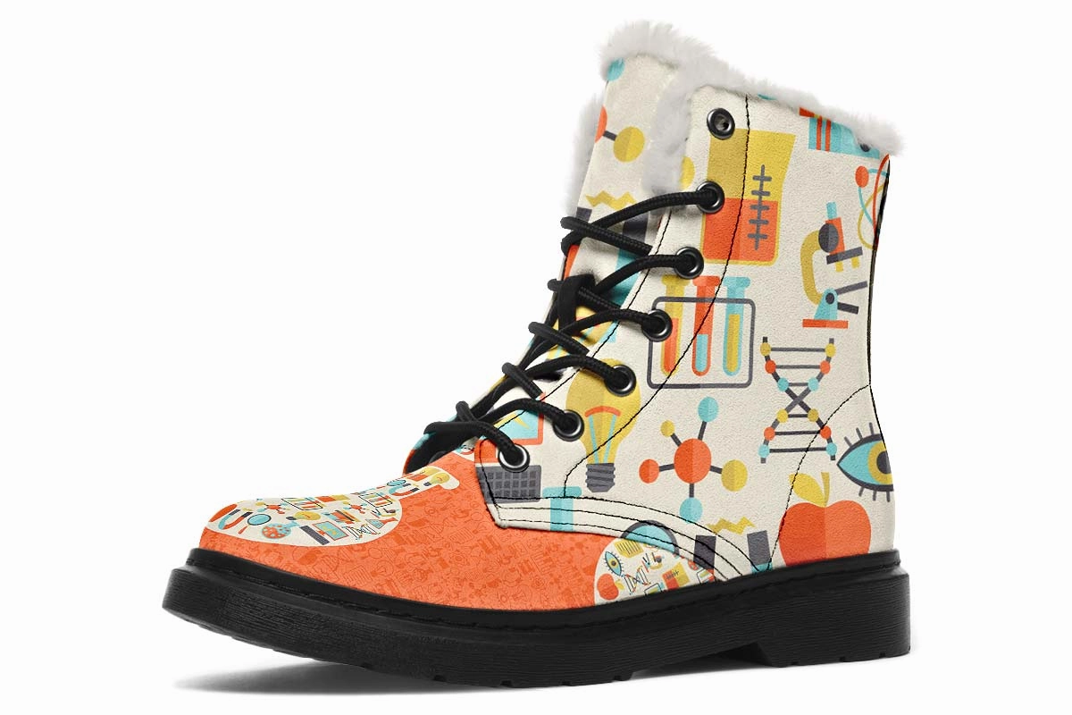 Science Flask Winter Boots