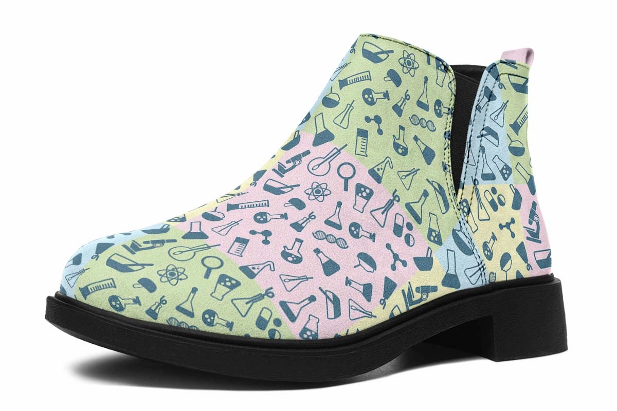 Science Symbols Neat Vibe Boots