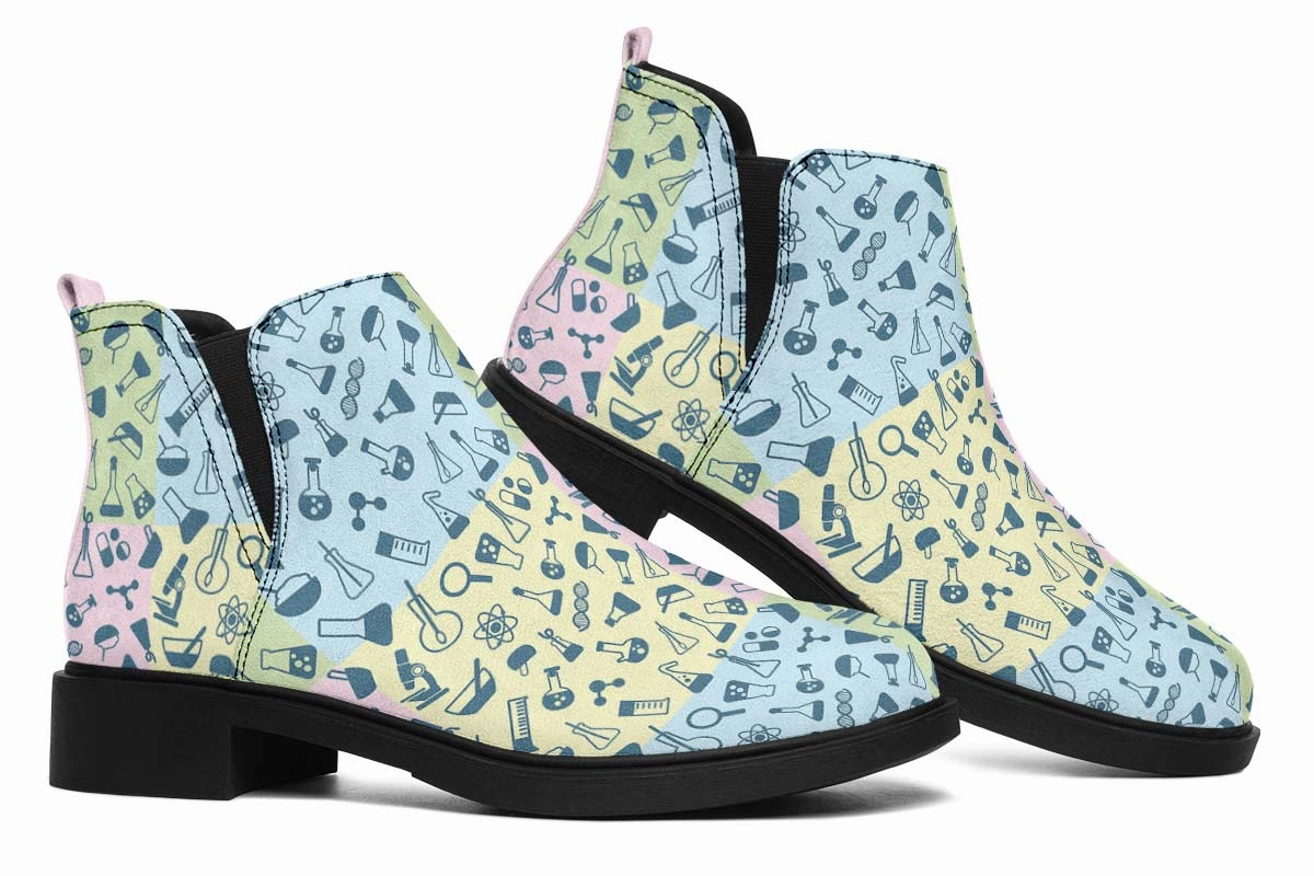 Science Symbols Neat Vibe Boots
