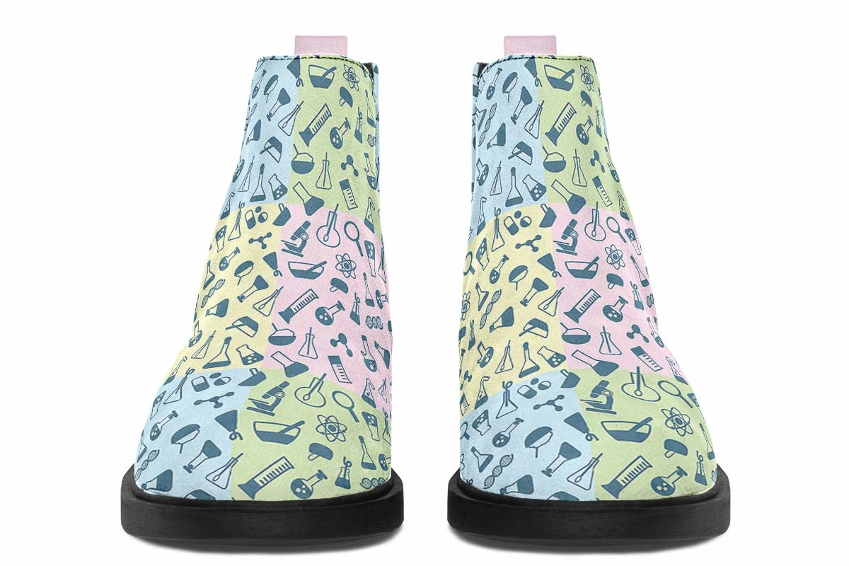Science Symbols Neat Vibe Boots