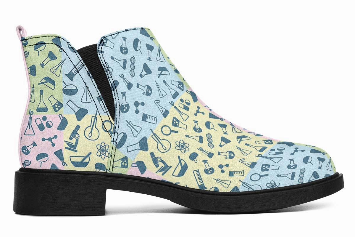 Science Symbols Neat Vibe Boots