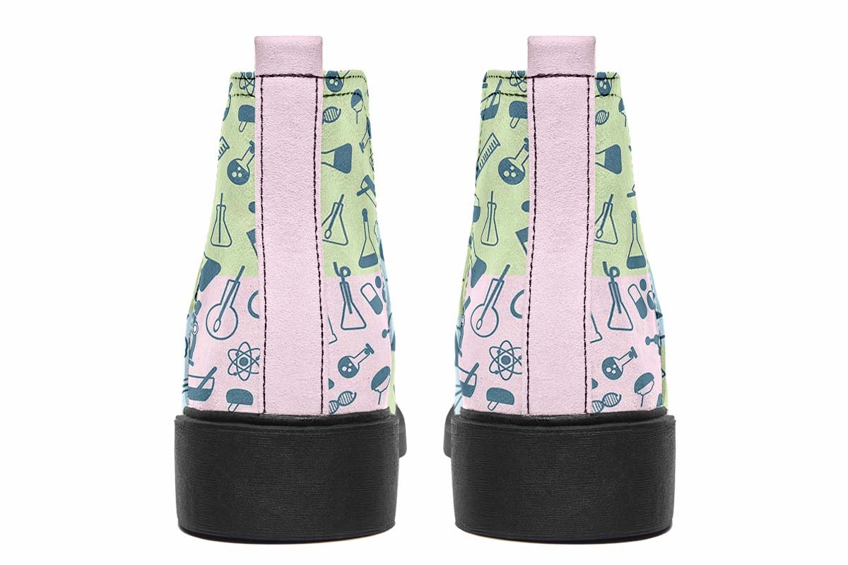Science Symbols Neat Vibe Boots
