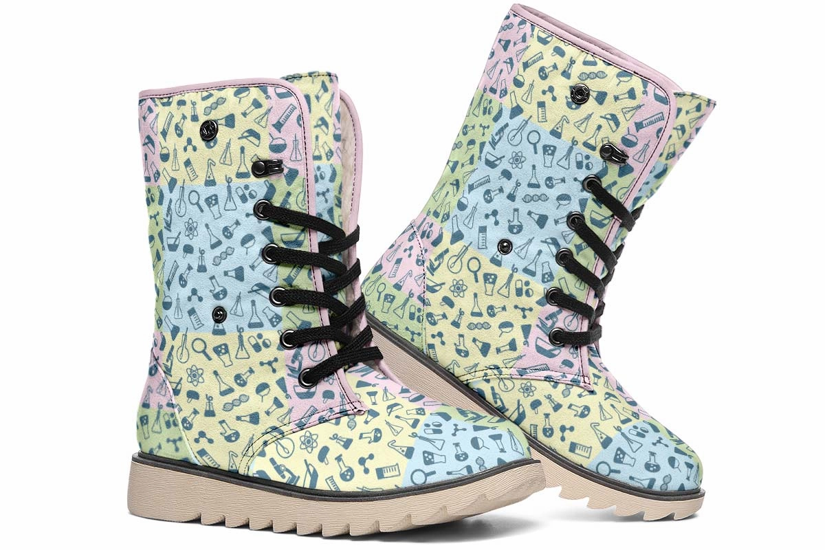 Science Symbols Polar Vibe Boots