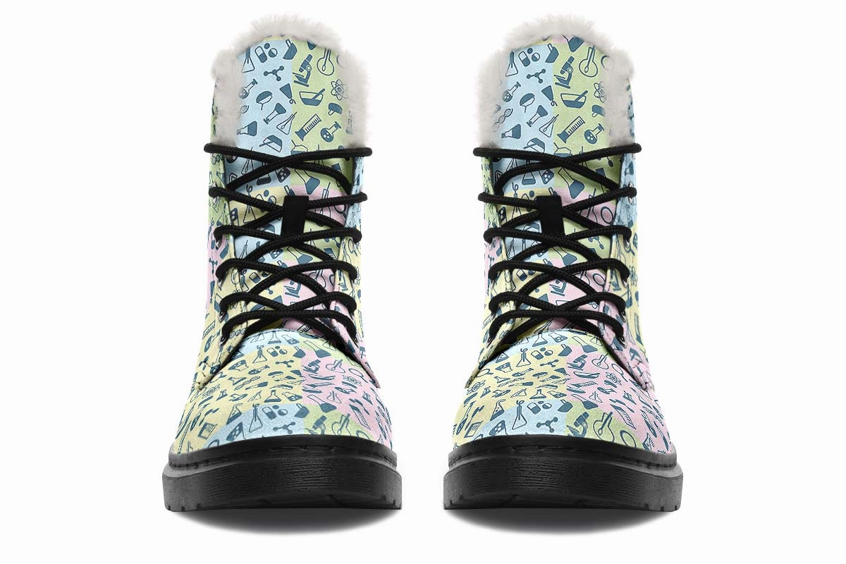 Science Symbols Winter Boots