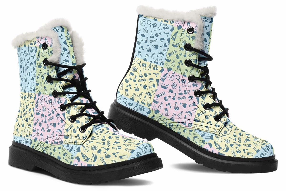 Science Symbols Winter Boots