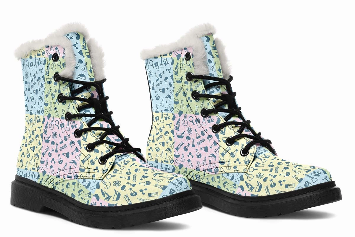 Science Symbols Winter Boots