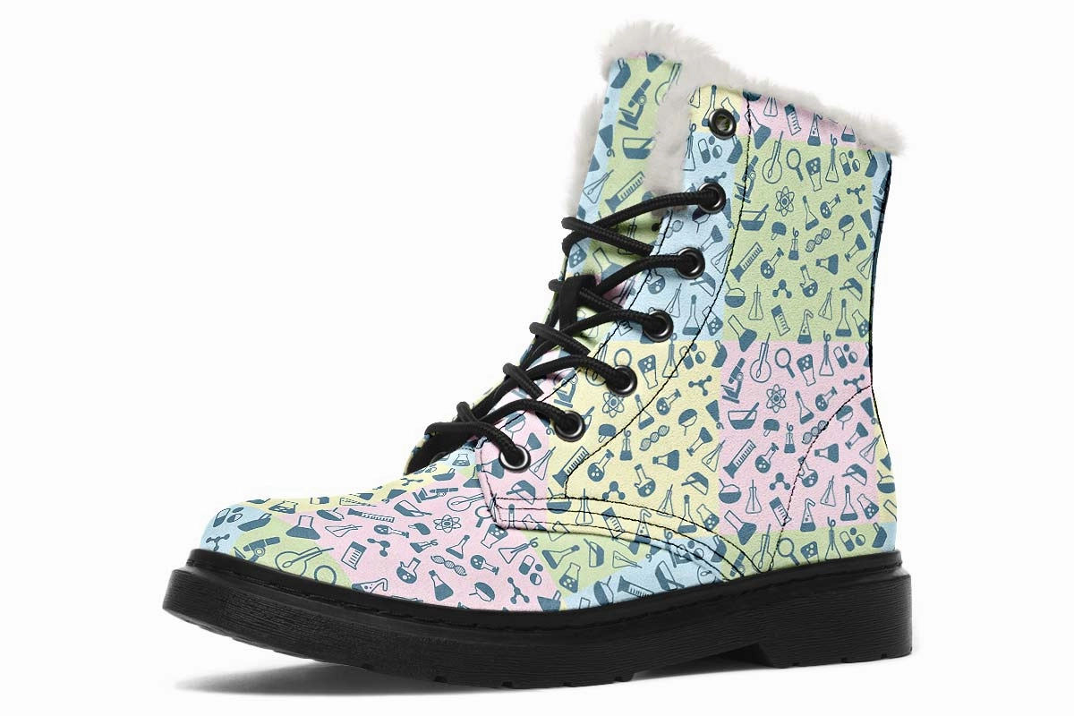 Science Symbols Winter Boots