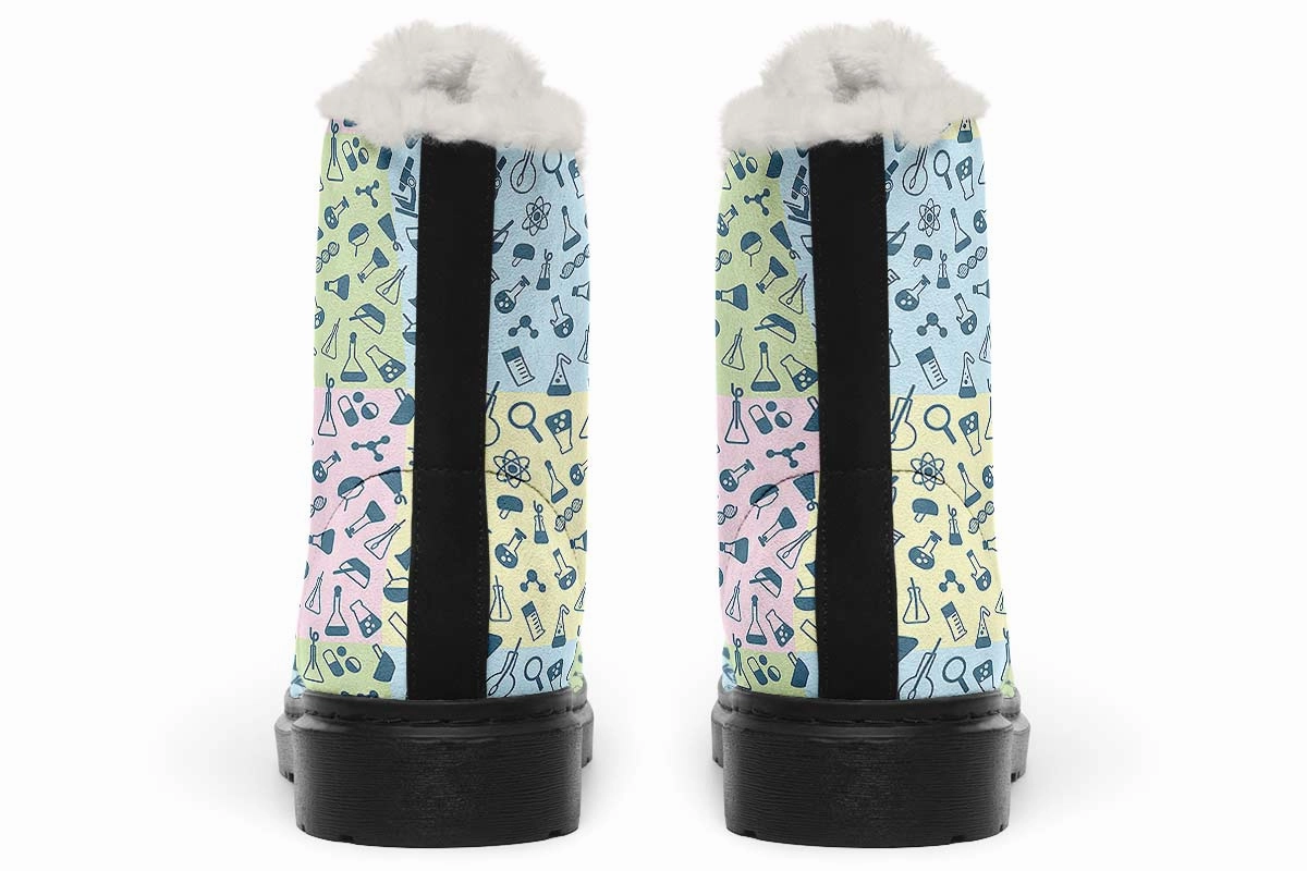 Science Symbols Winter Boots