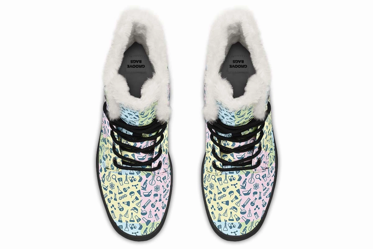 Science Symbols Winter Boots