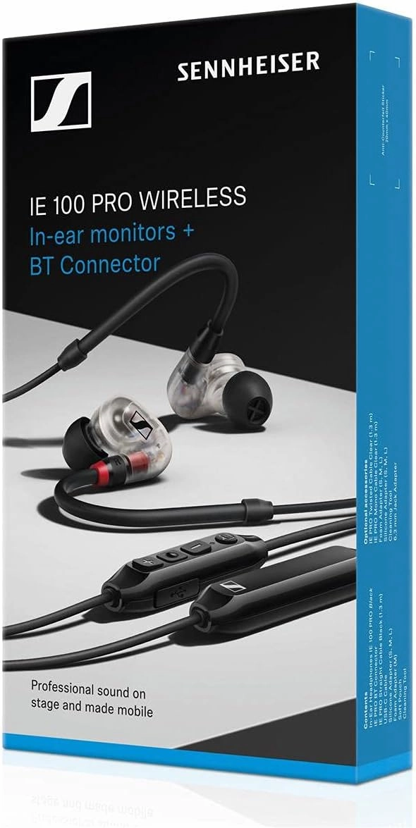 SENNHEISER In- Ear Audio Monitor, Clear, Wireless (509172)