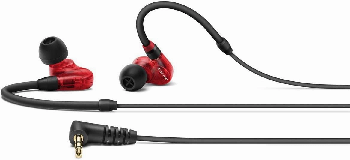 SENNHEISER In- Ear Audio Monitor, Red, Wireless (509173)