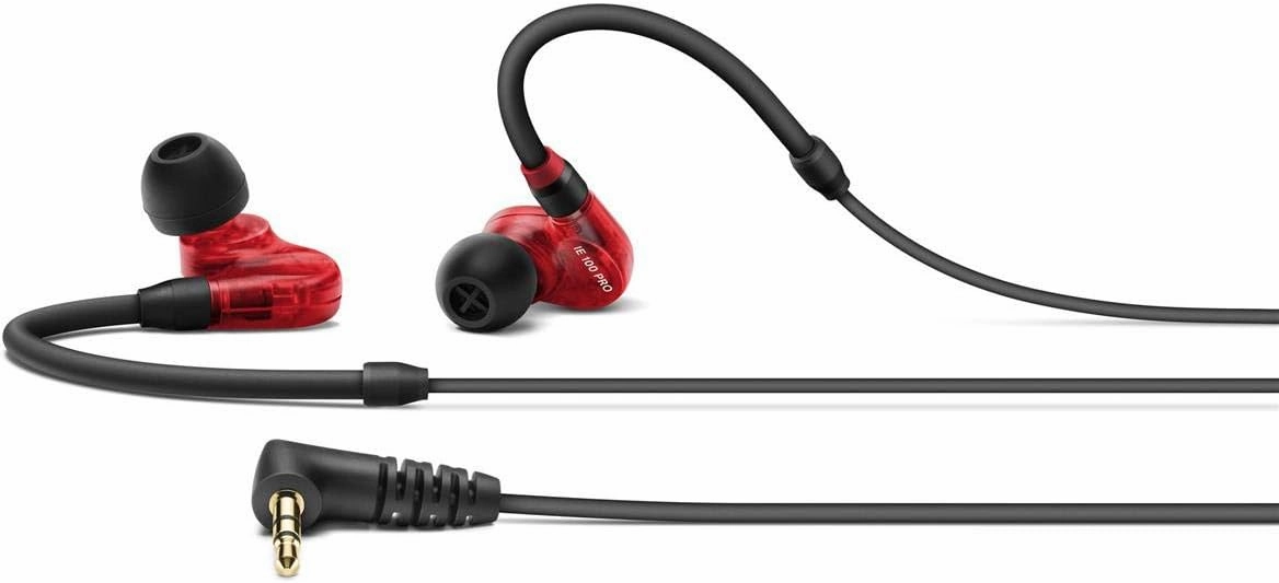 SENNHEISER In- Ear Audio Monitor, Red, Wireless (509173)