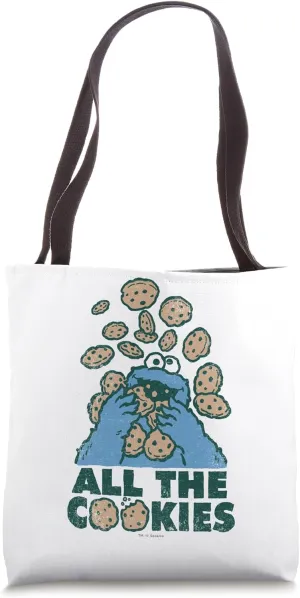 Sesame Street Cookie Monster All the Cookies Tote Bag
