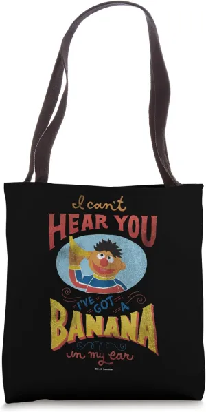 Sesame Street Ernie Banana in my Ear Tote Bag