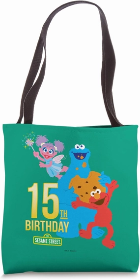 Sesame Street 15th Birthday Tote Bag