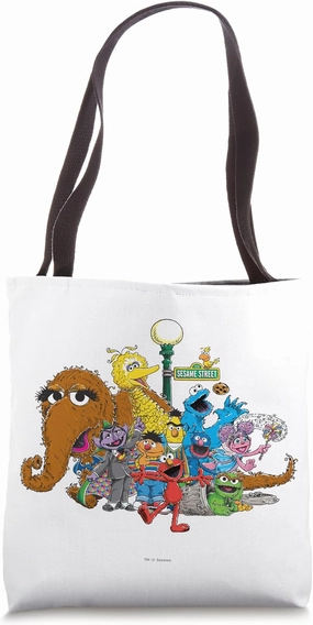 Sesame Street Group Street Light Tote Bag