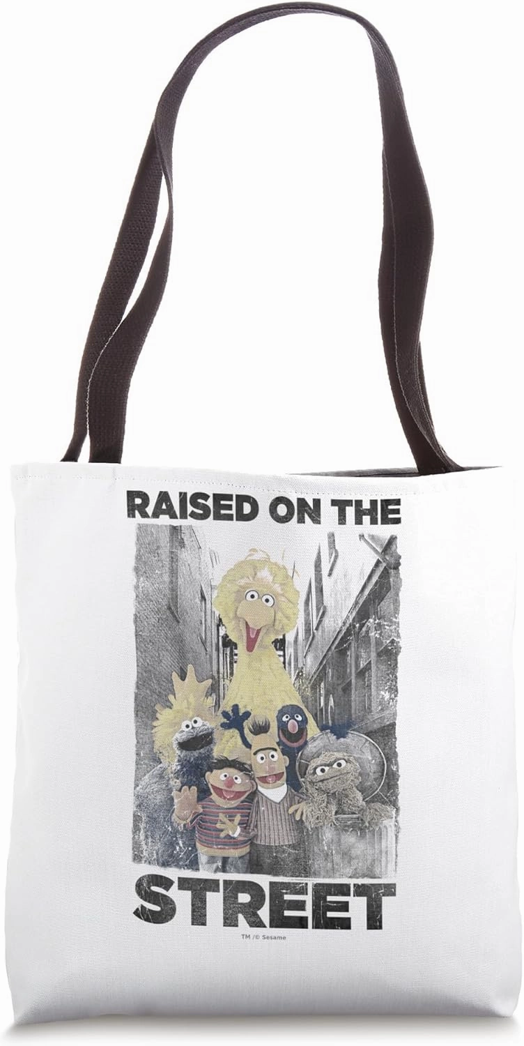 Sesame Street Raised On The Streets Tote Bag