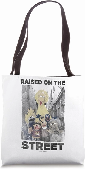 Sesame Street Raised On The Streets Tote Bag