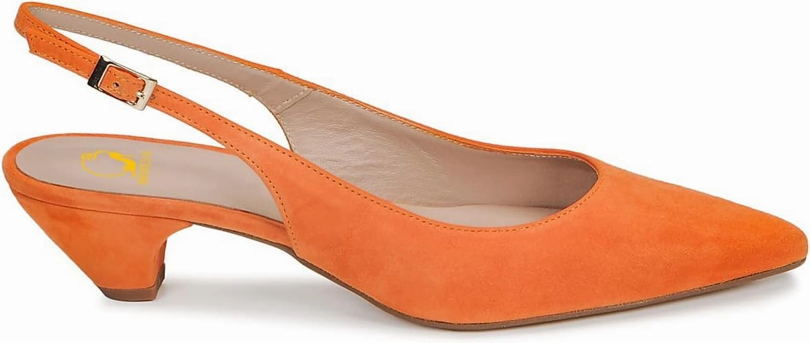 SHODENSE Women Low Kitten Heels Slingback Pumps Shoes Closed Pointed Toe Suede Sandals Ankle Buckle Strap Backless Chunky Block Heel Dress Shoes Ladies Office Work Wedding Party Shoe Comfort 4-11 M US