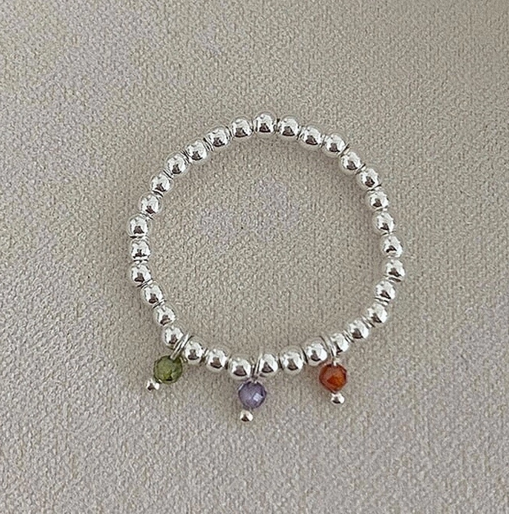 Silver Ball Ring (925 silver)