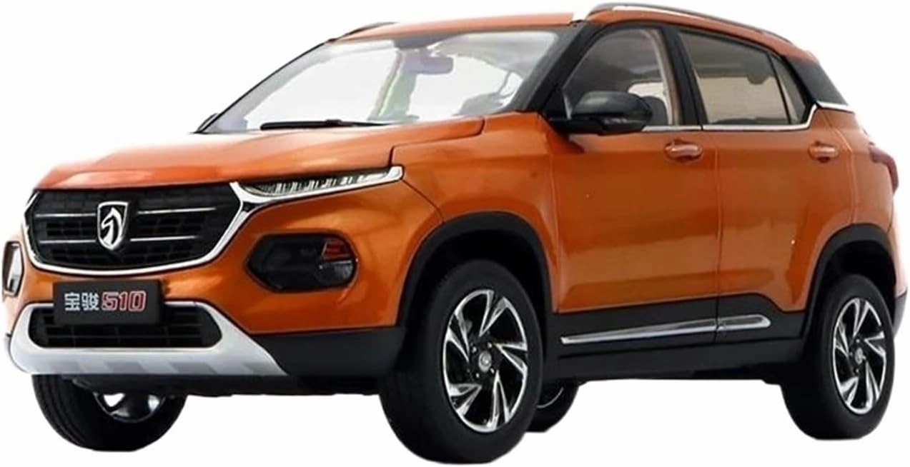 Simulation Car Model 1:18 for China GM Baojun 510 SUV Simulation Alloy Car Model Collection Display Home Decoration Mini Vehicles Toys(Red)