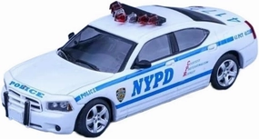 Simulation Car Model 1:64 for Charger Mk6 LX 2008 Newyork White Simulation Car Model Collection Display Home Decoration Mini Vehicles Toys