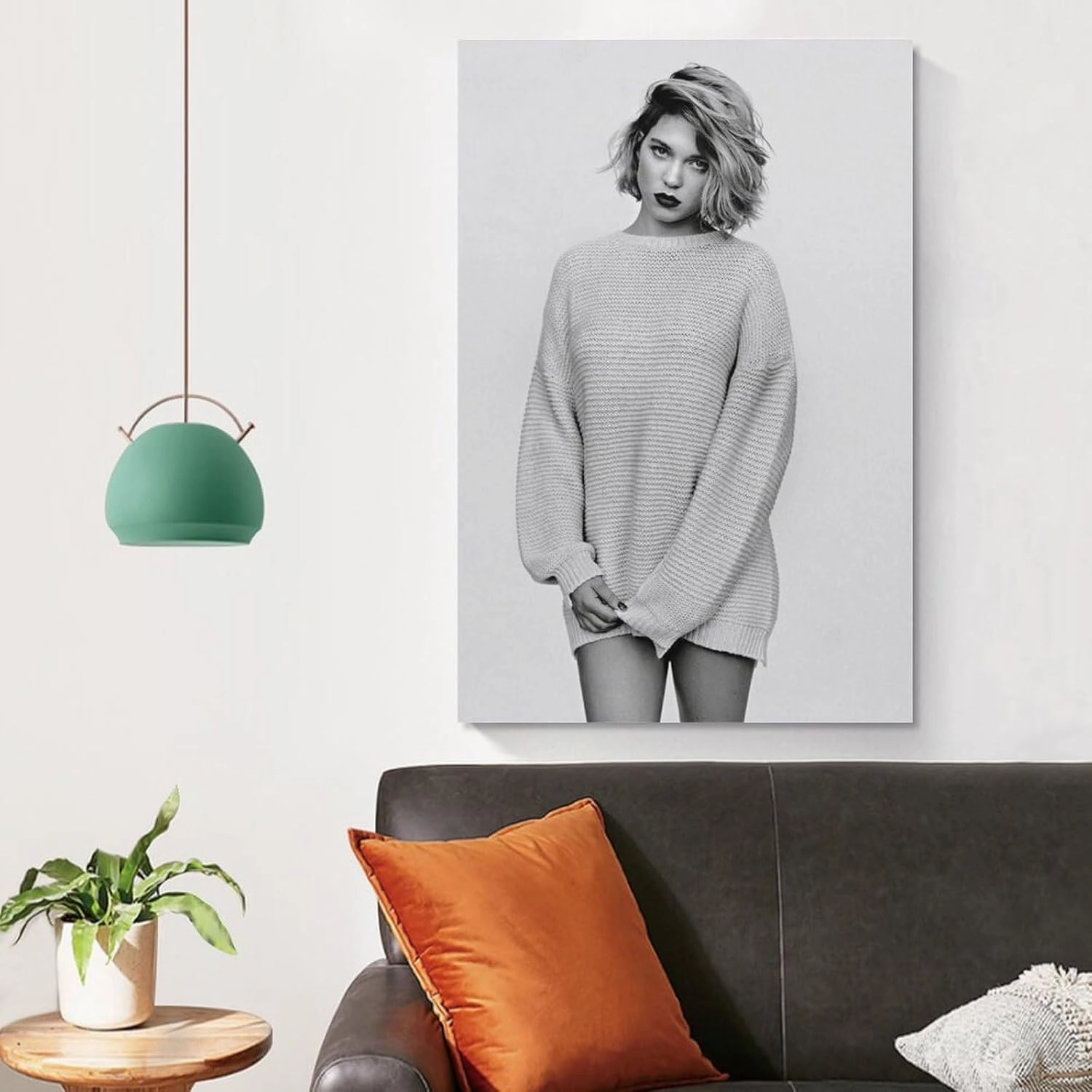 SINUJE The Actress Léa Seydoux Poster 3 Canvas Wall Art For Room Aesthetic And Decor Poster For Bedroom Living Room Bathroom Kitchen Office Decor 20x30inch(50x75cm) Unframe-style