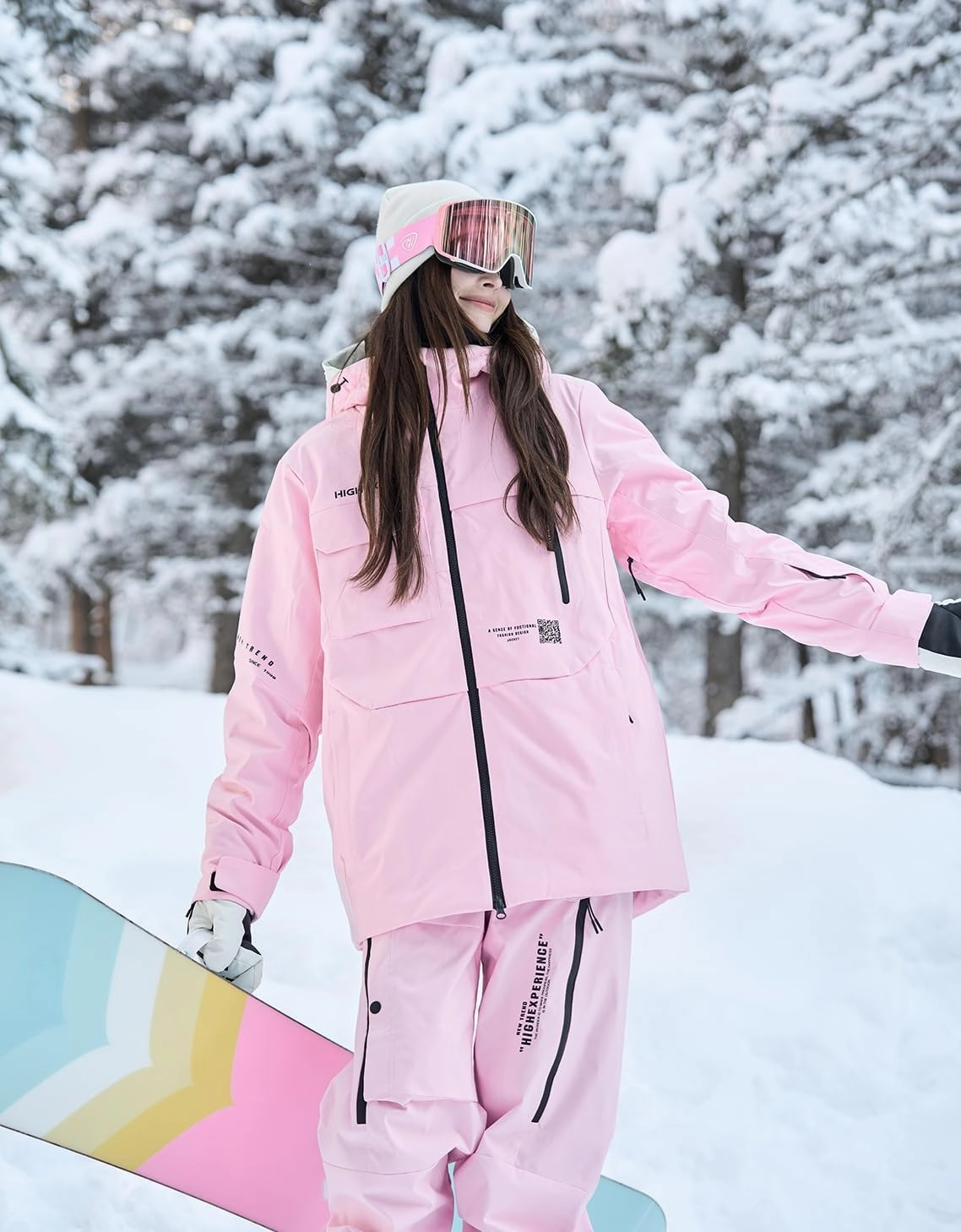 Ski Jacket Snowboard Coat Snow Winter Waterproof Insulated Windproof Baggy Warm Hooded Jacket for Men Women