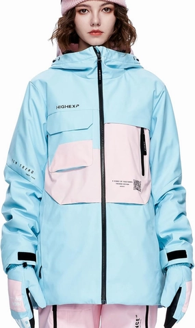 Ski Jacket Snowboard Coat Snow Winter Waterproof Insulated Windproof Baggy Warm Hooded Jacket for Men Women