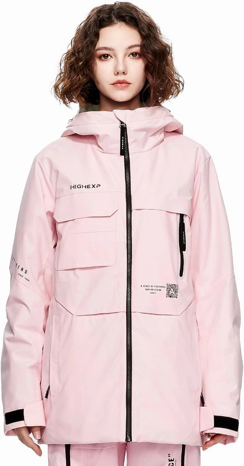 Ski Jacket Snowboard Coat Snow Winter Waterproof Insulated Windproof Baggy Warm Hooded Jacket for Men Women