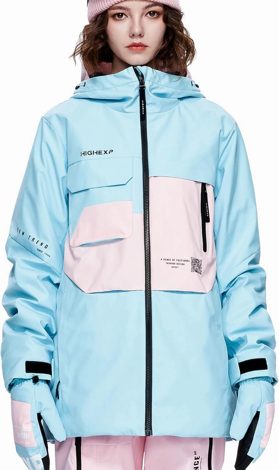 Ski Jacket Snowboard Coat Snow Winter Waterproof Insulated Windproof Baggy Warm Hooded Jacket for Men Women