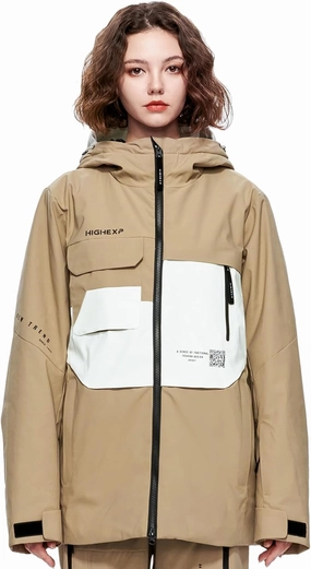 Ski Jacket Snowboard Coat Snow Winter Waterproof Insulated Windproof Baggy Warm Hooded Jacket for Men Women